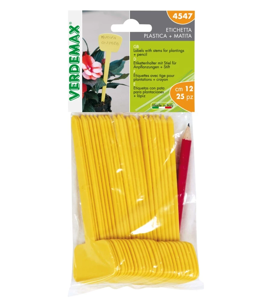 ETICHETTA DIRITTA CON GAMBO BUSTA 10 PEZZI
